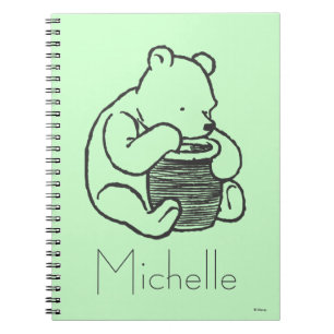 Carnet Sketch Winnie l'Ourson 3 - Personnalisé