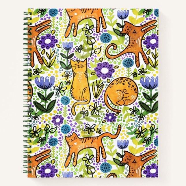 Carnet Sketchpad Garden Cats (Devant)
