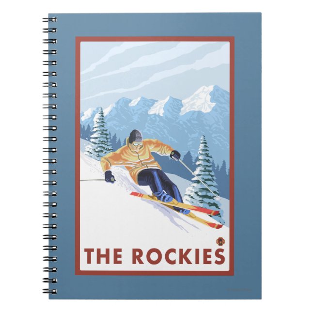 Carnet Ski De Neige - Les Rocheuses (Devant)