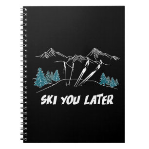 Carnet Ski Vous Plus Tard Montagne Sports D'Hiver