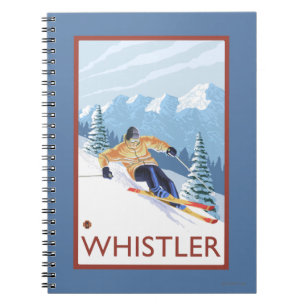 Carnet Skieur de neige - Whistler (C.-B.) Canada