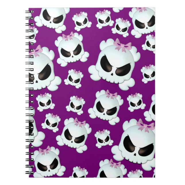 Carnet Skullz Girly (Devant)