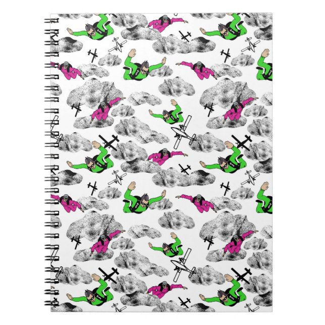 Carnet Skydivers Spiral  Notebook (Devant)