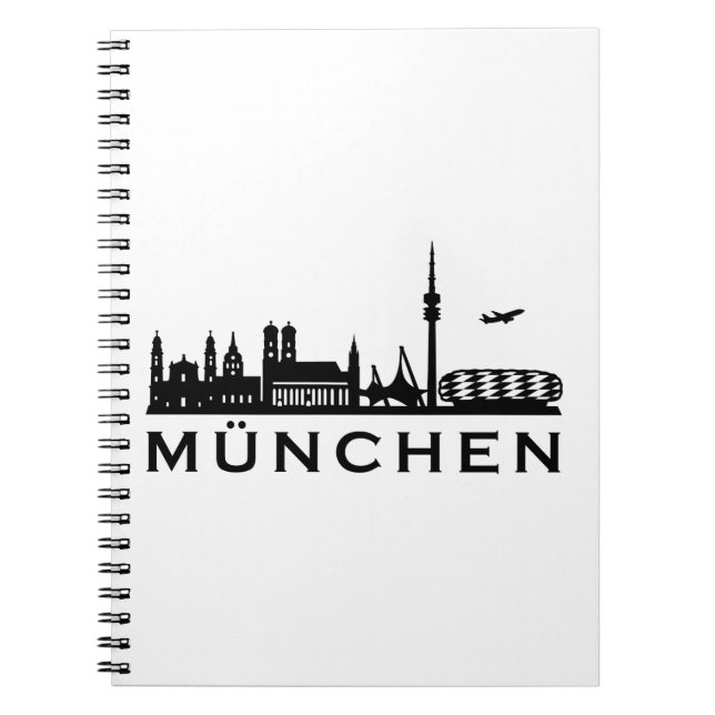 Carnet Skyline Munich (Devant)
