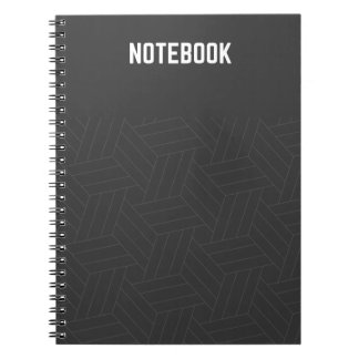 Carnet Sleek Black Elegance Spiral Notebook