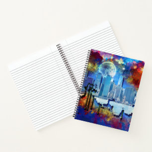 Carnet SlipperyJoe NYC graffiti lue entourée tourbillon