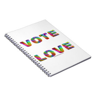 Carnet SlipperyJoe vote amour égalité fourrure de couleur