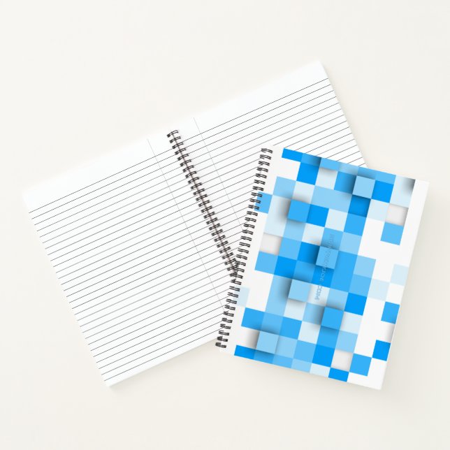 Carnet SlipperyJoe's carré artwork mosaïque moderne trois (Intérieur)