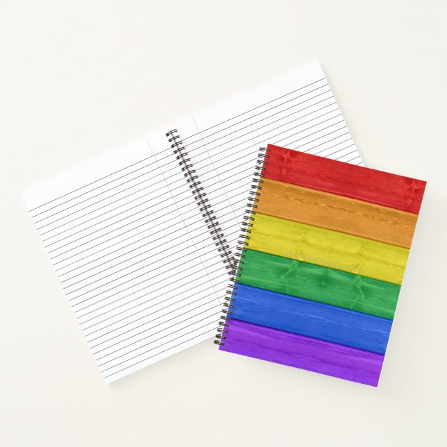 Carnet SlipperyJoe's classique arc-en-ciel tactile artisa (Intérieur)