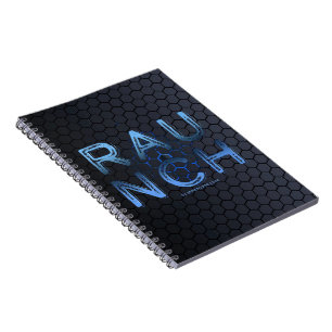 Carnet SlipperyJoe's runch métallique grandes lettres ble