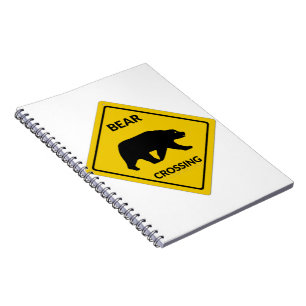 Carnet SlipperySignal de passage de l'ours de Joe silhoue