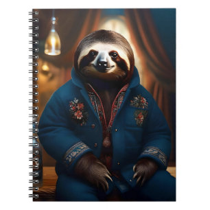 Carnet Sloth Dans Sa Veste À Boire,