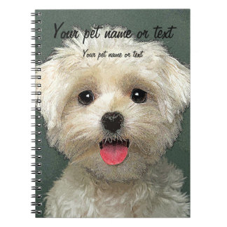Carnet Smiling Joli chien maltais