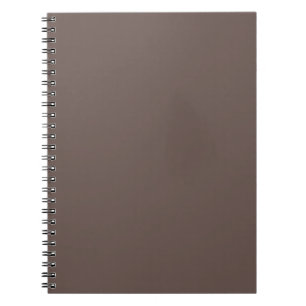 Carnet Smokey Coffee Quartz Neutre Brown Couleur solide
