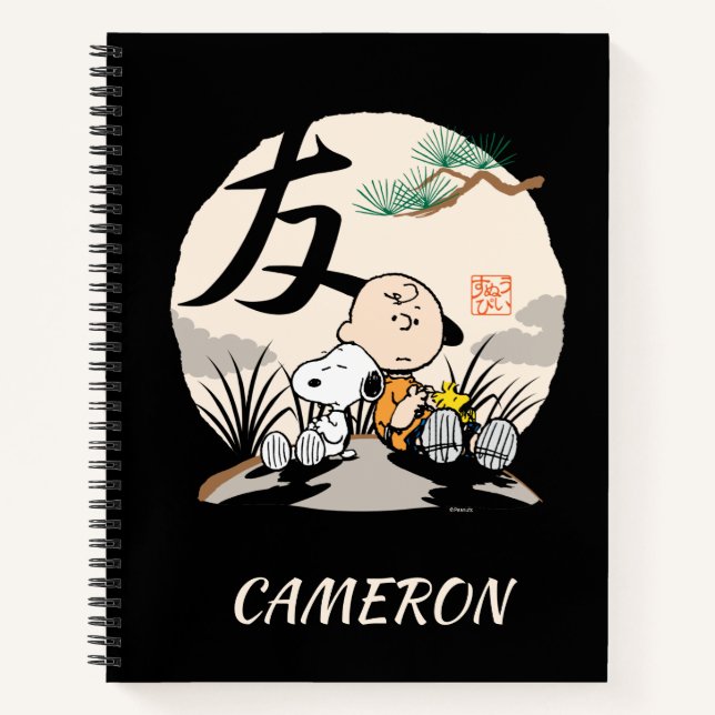 Carnet Snoopy, Charlie Brown et Woodstock - Ami (Devant)