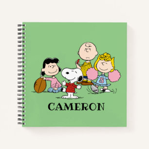 Carnet Snoopy et Gang Play Football