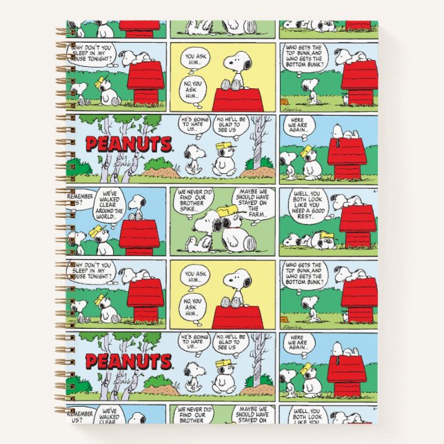 Carnet Snoopy et ses frères Andy & Olaf (Devant)