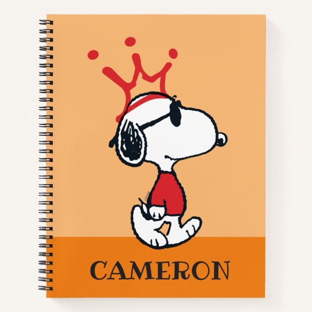 Carnet Snoopy - Joe Cool Crown (Devant)