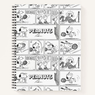 Carnet Snoopy Joue Au Tennis