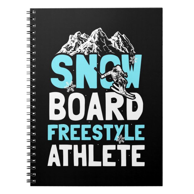 Carnet Snowboard Freestyle Athlète (Devant)