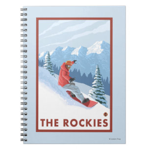 Carnet Snowboarder - Les Rocheuses