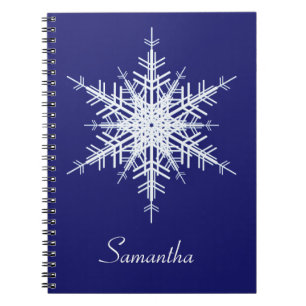 Carnet Snowflake Blue