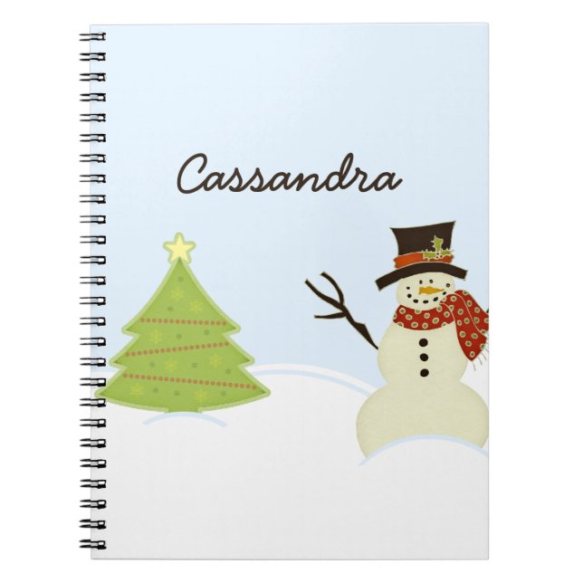 Carnet Snowman (Devant)