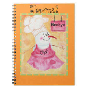 Carnet Snowman Chef dans le magazine Casquette Apron & Ch
