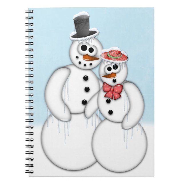 Carnet Snowman Couple (Devant)
