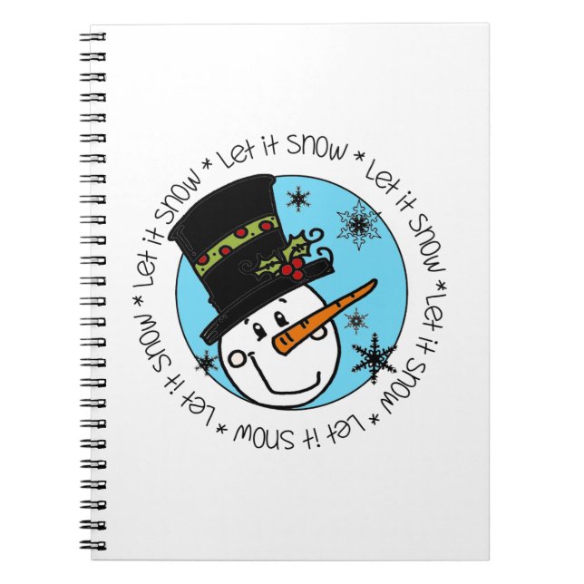 Carnet Snowman Laisser Neige (Devant)