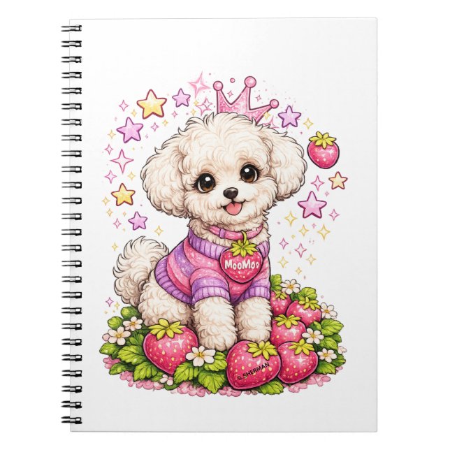 Carnet So Blessed™ StarBerry & MooMoo | Jérémie 17:7 KJV (Devant)