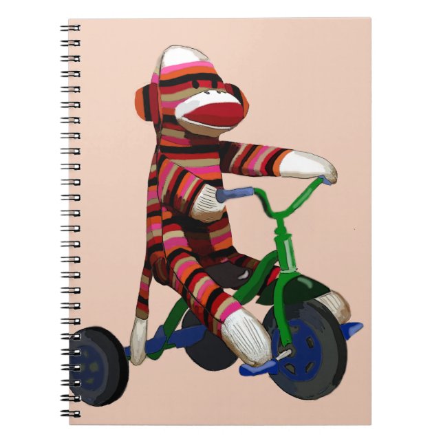 Carnet Sock Monkey Tricycle (Devant)