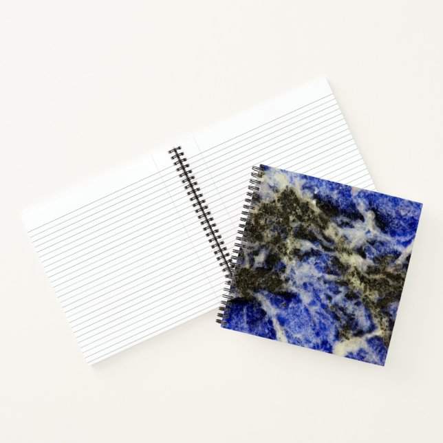 Carnet Sodalite bleue (Intérieur)