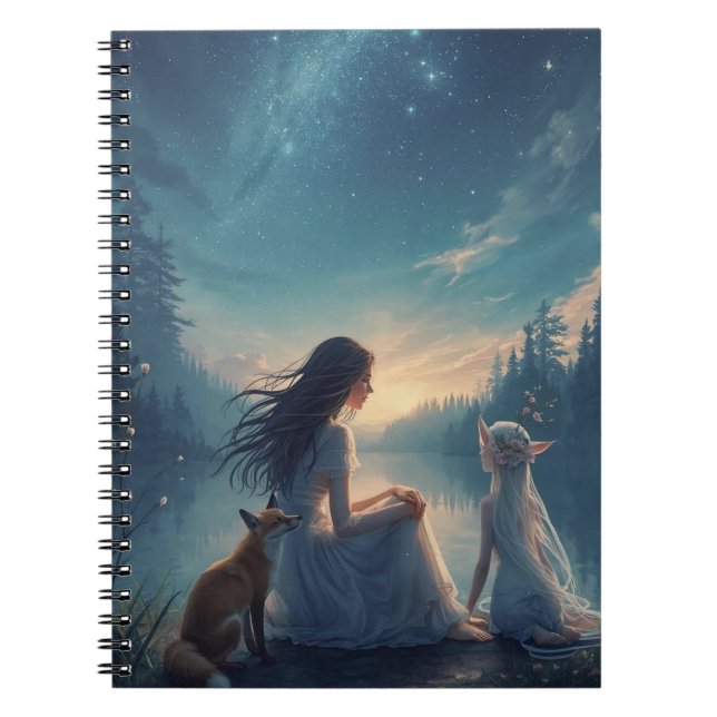 CARNET SOEURS FÉES ET LE RENARD (Devant)