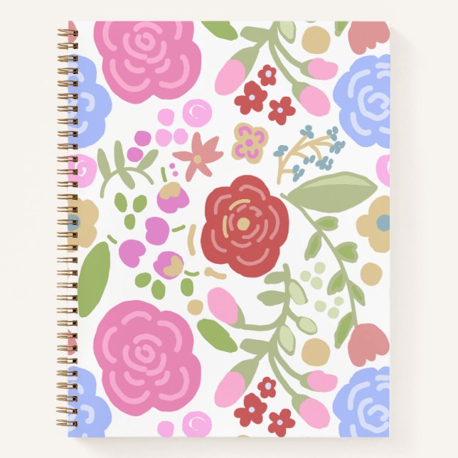 Carnet Soft Flowers (Devant)