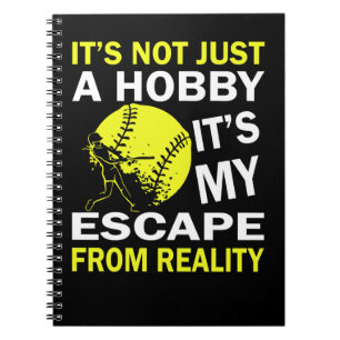 Carnet Softball Ce n'est pas seulement un passe-temps C'e