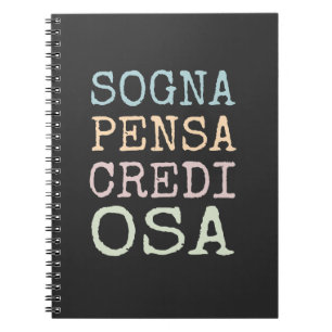 Carnet Sogna, pensa, crédit, osa