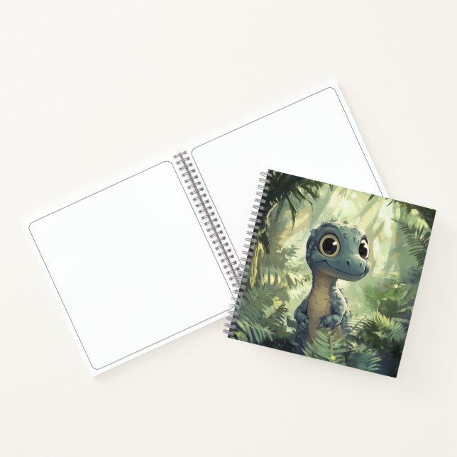 carnet solaire de dinosaures mignon (Intérieur)