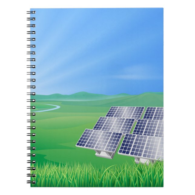Carnet solaire d'énergie renouvelable (Devant)