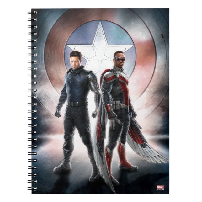 Carnet Soldat de l'hiver & Le Faucon devant Shield (Devant)