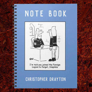 Carnet Soldier in the French Foreign Legion Cartoon