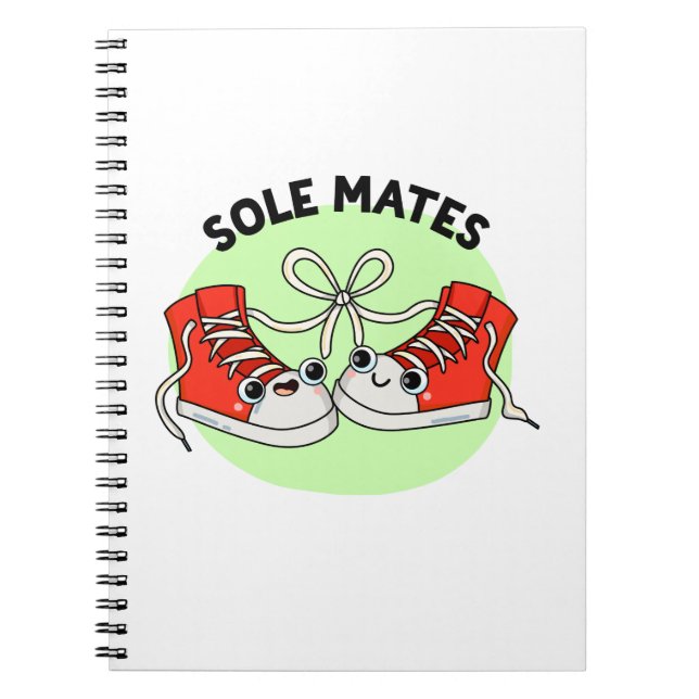 Carnet Sole Mates Funny Chaussure Pun (Devant)