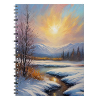 Carnet Soleil gelé