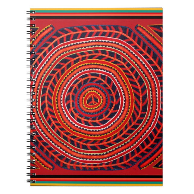 Carnet Soleil universel de la tribu Kuna (Devant)