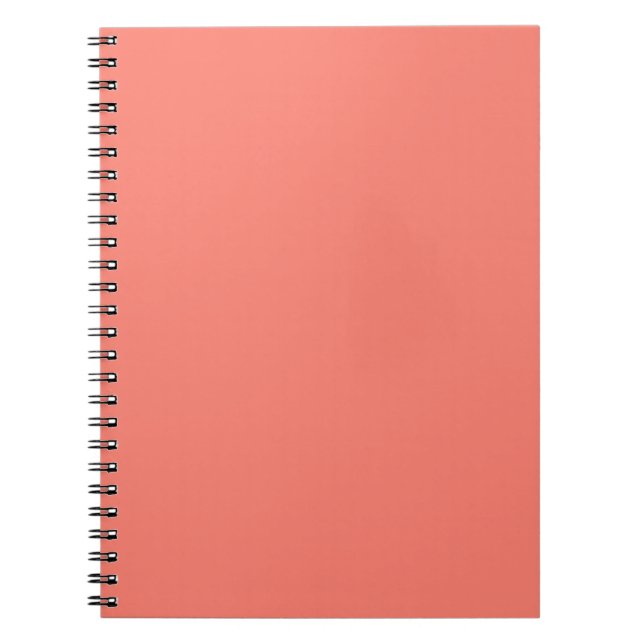 Carnet Solid color salmon (Devant)