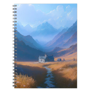 Carnet Solitude sur la colline, maison dans les montagnes