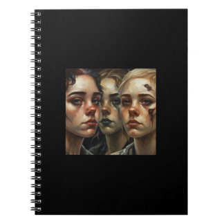 Carnet Somber Faces – AI Art Notebook