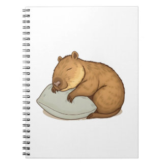 Carnet sommeil Capybara Sleepybara