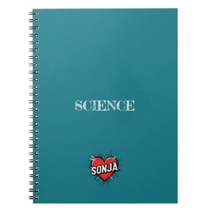 Carnet Sonja Cœur Turquoise
