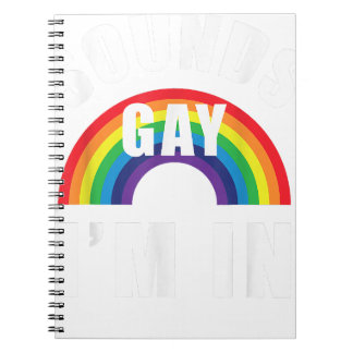Carnet Sons Gay Je suis en chemise drôle LGBT Gay Lesbian